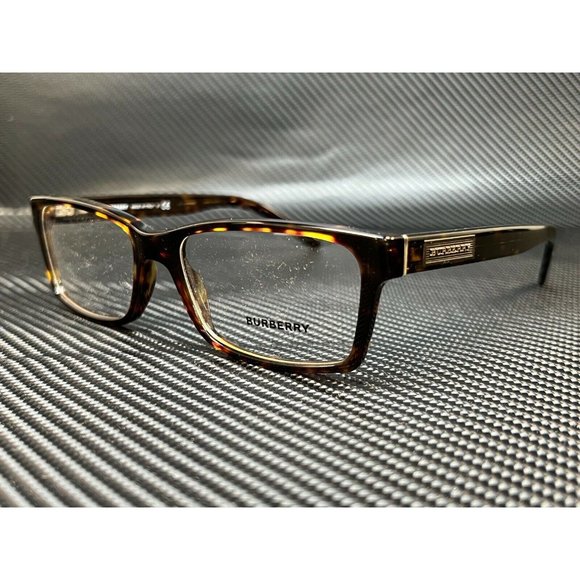 Burberry Dark Havana Men's Eyeglasses - Picture 1 of 4